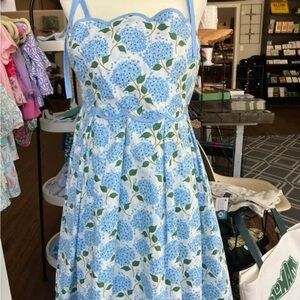 Entro Blue Floral Mini Dress